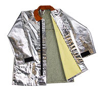 Aluminized kevlar® coat with preox® on the back