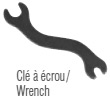 Clé à écrou